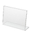 Custom Clear Countertop Sign Holder/ Frame, 17" W X 11" H, Price/piece