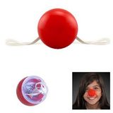 Custom Light Up Red Clown Nose with Blinking LEDs, 1 3/4