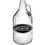 Custom 64 Oz. Clear Growler Bottle W/ Handle, 10 1/2" H, Price/piece