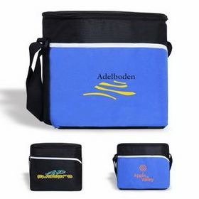 Cooler Bag, 12 Can Insulated Bag, Lunch Cooler, Travel Cooler, Picnic Cooler, Custom Logo Cooler, 10.5" L x 10" W x 6" H