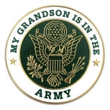 Blank Military - U.S. Army Grandson Pin, 1