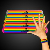 Custom Rainbow Pride Slap Bracelet