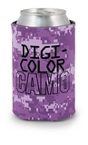 Custom DigiColor Camo Scuba Pocket Coolie Can Cover (4 Color Process)