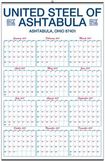 Custom Single Sheet Commercial Wall Calendar (22