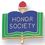 Blank Enamel Academic Award Pin (Honor Society), 13/16" W, Price/piece