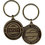 Custom 1 1/2" Brass Partnership Series Key Tag (Safety), Price/piece