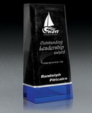 Custom Cobalt Vista Marble Award, 3 3/8