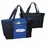 Custom Large Poly Zippered Tote Bag w/ Front Pocket, 25" W x 12.5" H x 7.5" D, Price/piece