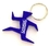 Custom Runner Bottle Opener With Key Chain (9 Week Production), 1 7/8" L X 1 3/4" W, Price/piece