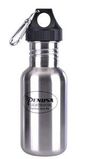 Custom Carabiner Silver Water Bottle (750 ml)