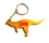 Custom Dinosaur / Kangaroo Aluminum Bottle Opener With Keychain, 3" L X 1 3/8" W, Price/piece