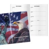 Custom Patriotic Liberty Bi-Weekly Pocket Planner, 3 5/8