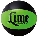 Blank Inflatable Lime Green & Black Beach Ball (16