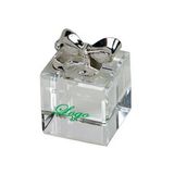 Custom Gift Box Shape Crystal Paperweight, 2