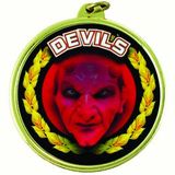 Custom TM Medal Series w/ Red Devils Scholastic Mascot Mylar Insert