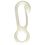 Custom 2 3/4" White Nylon Snap Hook, Price/piece
