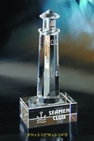 Custom Lighting House optical crystal award trophy., 8