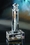Custom Lighting House optical crystal award trophy., 8" L x 3.5" W x 2.25" H, Price/piece