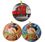 Custom Round Glass Christmas Ornaments, 3.5" Diameter, Price/piece