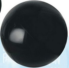 Custom 36" Inflatable Solid Black Beach Ball