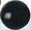 Blank 36" Inflatable Solid Black Beach Ball