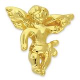 Blank Gold Angel Pin, 3/4