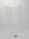 3 3/4"x3 3/4"x8 1/4" Blank Large Rectangular Crystal Clear Container, Price/piece
