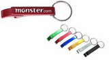 Custom Aluminum Bottle Opener/ Tab Remover With Keychain (9 Week Production), 2 7/16