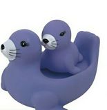 Blank 2 Piece Rubber Sea Lion Family Toy