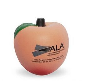 Custom Peach Stress Reliever Squeeze Toy