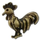 Blank Rooster Lapel Pin, 5/8