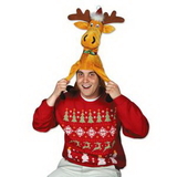 Custom Plush Christmas Moose Hat