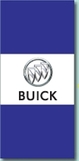 Blank 3.5'x7.5' 200 Denier Nylon Message 3 Panel Stack Flag- Buick