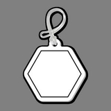 Custom Hexagon W/Tab Bag Tag