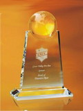 Custom Crystal World Golf Award (7
