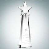 Custom Star Goddess Optical Crystal Award (Large), 12
