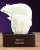 Custom Polar Bear Award (5.25")