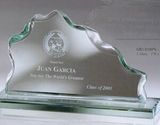 Custom Jade Glass Iceberg Award