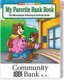 Custom My Favorite Bank Book Coloring Book, 8