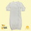 Custom The Laughing Giraffe Long Sleeve Button Down Cotton Infant Sleeper Gown - White, Price/piece