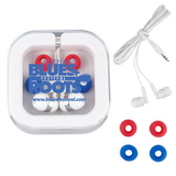 Custom Stow 'N Go Earbud Headphone Travel Set