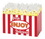 Blank Fresh Popcorn Large Basket Box, 10 1/4" L x 6" W x 7 1/2" H, Price/piece