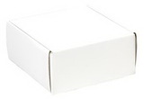 Custom White Decorative Mailer - 9 x 9 x 4, 9