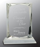 Custom Clear Crystal Rectangle Award, 5