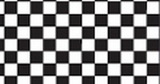 Custom 3'x5'- Nylon Franchise Logo Flag- Black Checkered