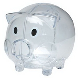 Custom Plastic Piggy Bank, 5