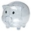 Custom Plastic Piggy Bank, 5" W x 4" H, Price/piece
