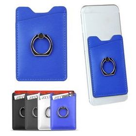 Custom Card Holder With Metal Ring, 3 3/4" L x 2 1/2" W