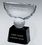 Custom Small Crowned Golf Optical Crystal Trophy, 6" W x 6 3/4" H x 2 1/4" D, Price/piece