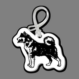 Custom Dog (Akita) Bag Tag
